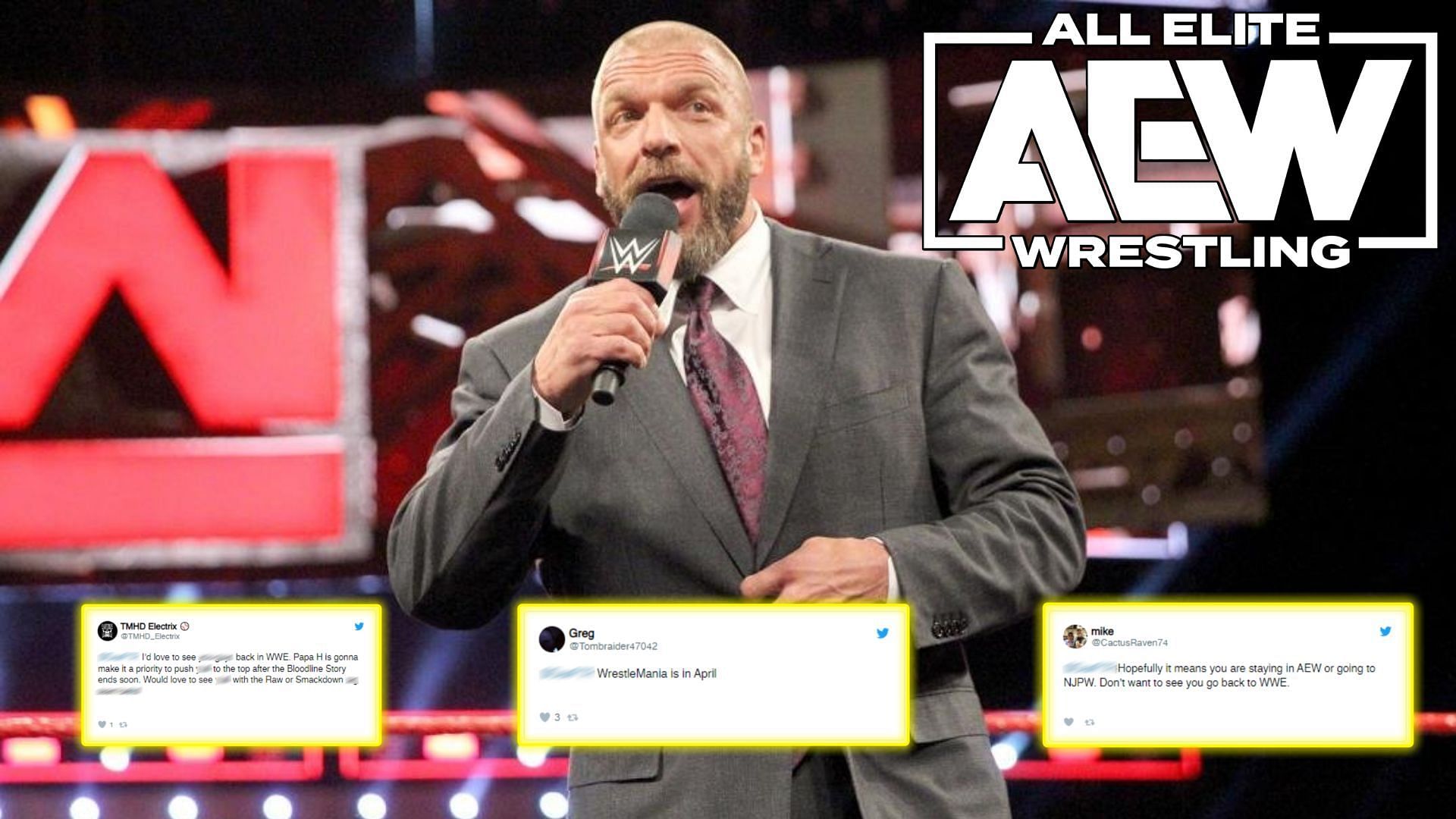 It seems like Triple H is gaining ground on snatching this star from AEW.