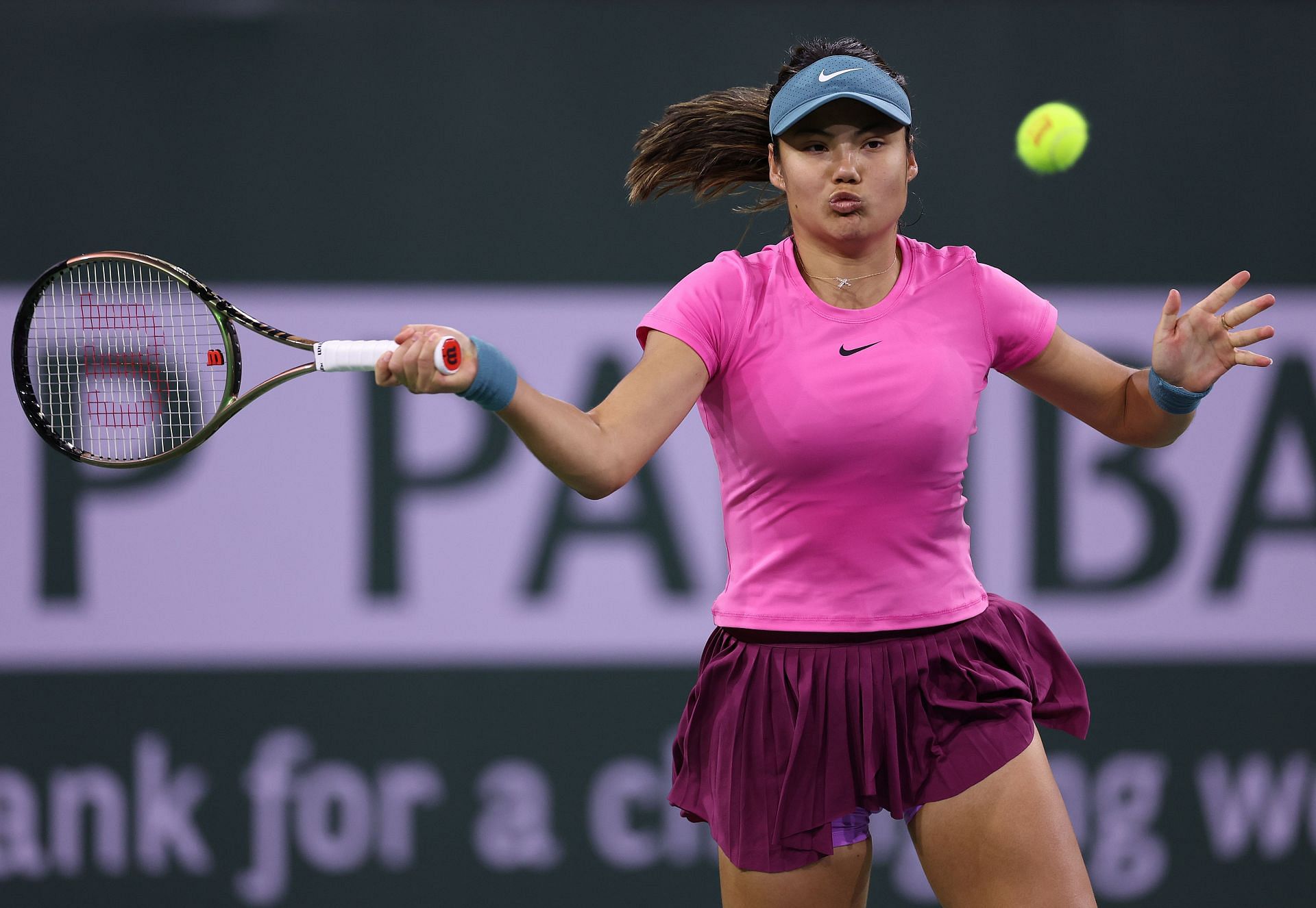 Emma Raducanu at the BNP Paribas Open