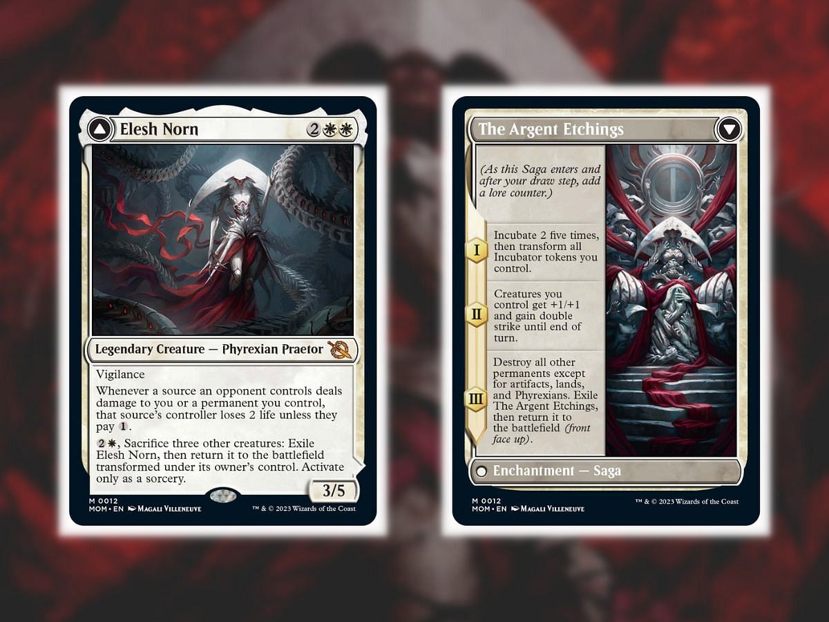 Elesh Norn and The Argent Etchings in Magic: The Gathering (Image via Wizards of the Coast)
