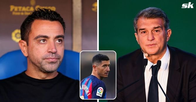 Xavi and Laporta could be forced to make very tough decision on Lewandowski amid Barcelona star’s goal drought - Reports