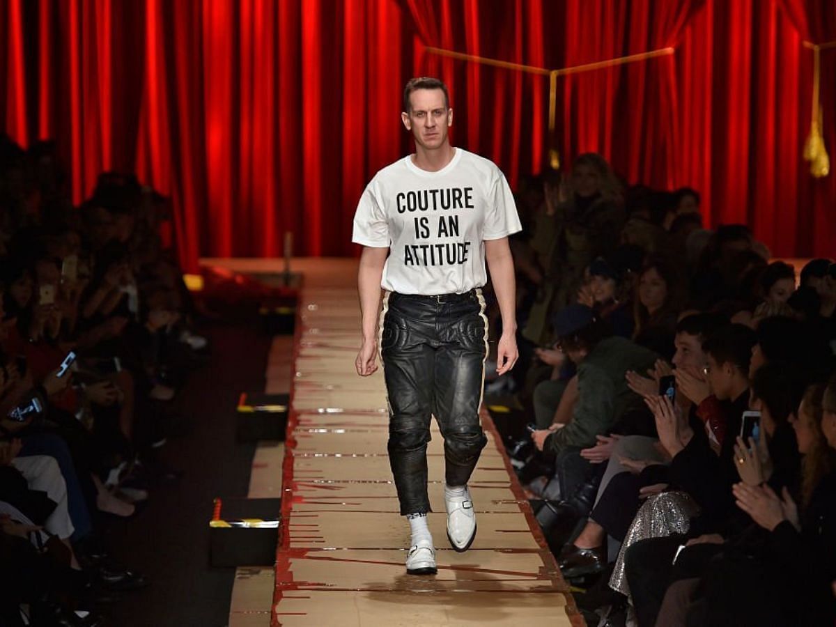 Scott walks the runway at Milan Fashion Week (Image via Getty)