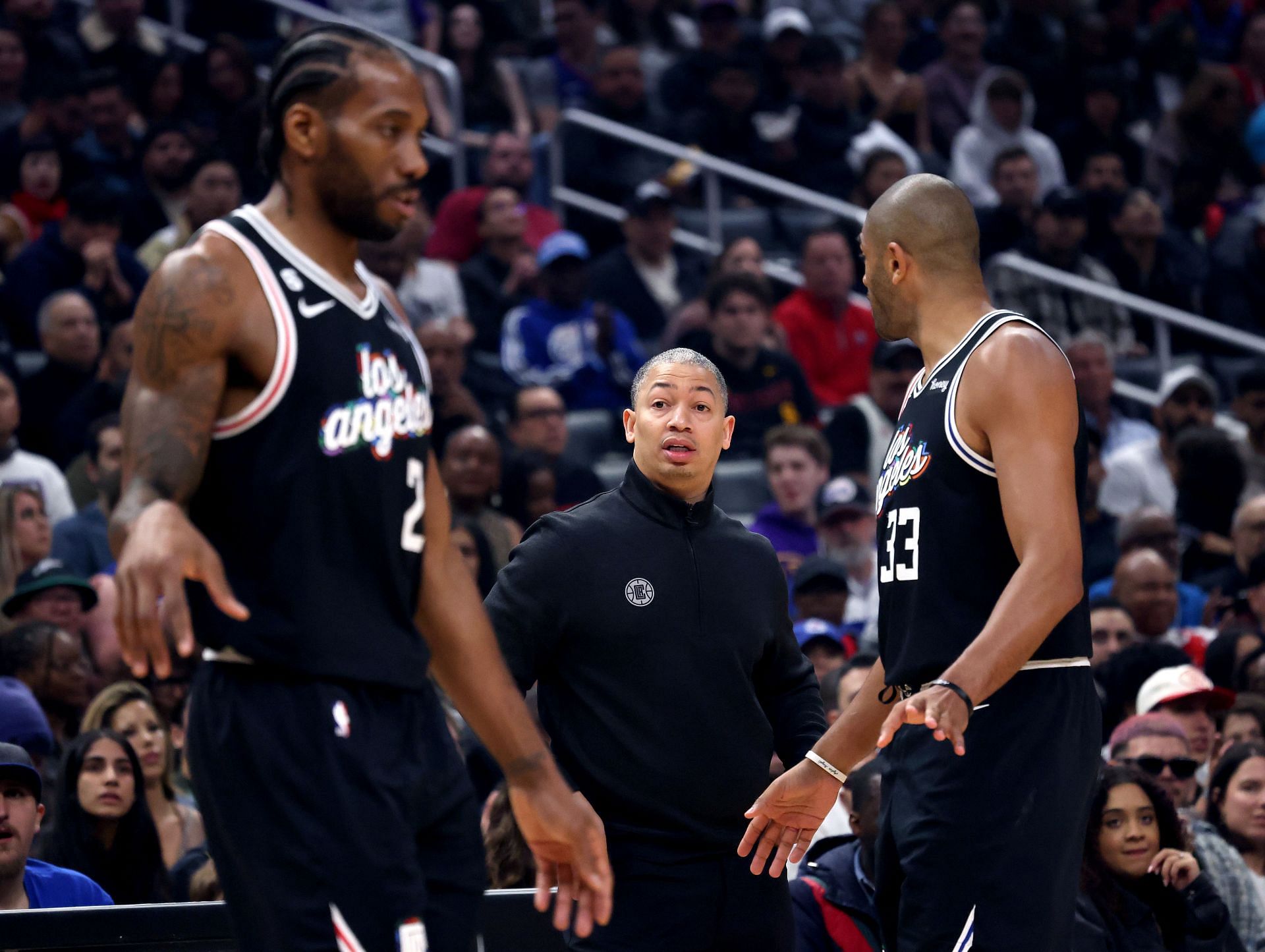 The Clippers will likely extend Tyronn Lue&#039;s contract once it expires. (Image via Getty Images)