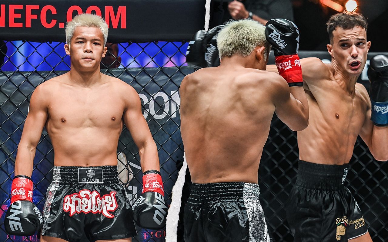 [Photo Credit: ONE Championship] Zhang Peimian, Jonathan Di Bella