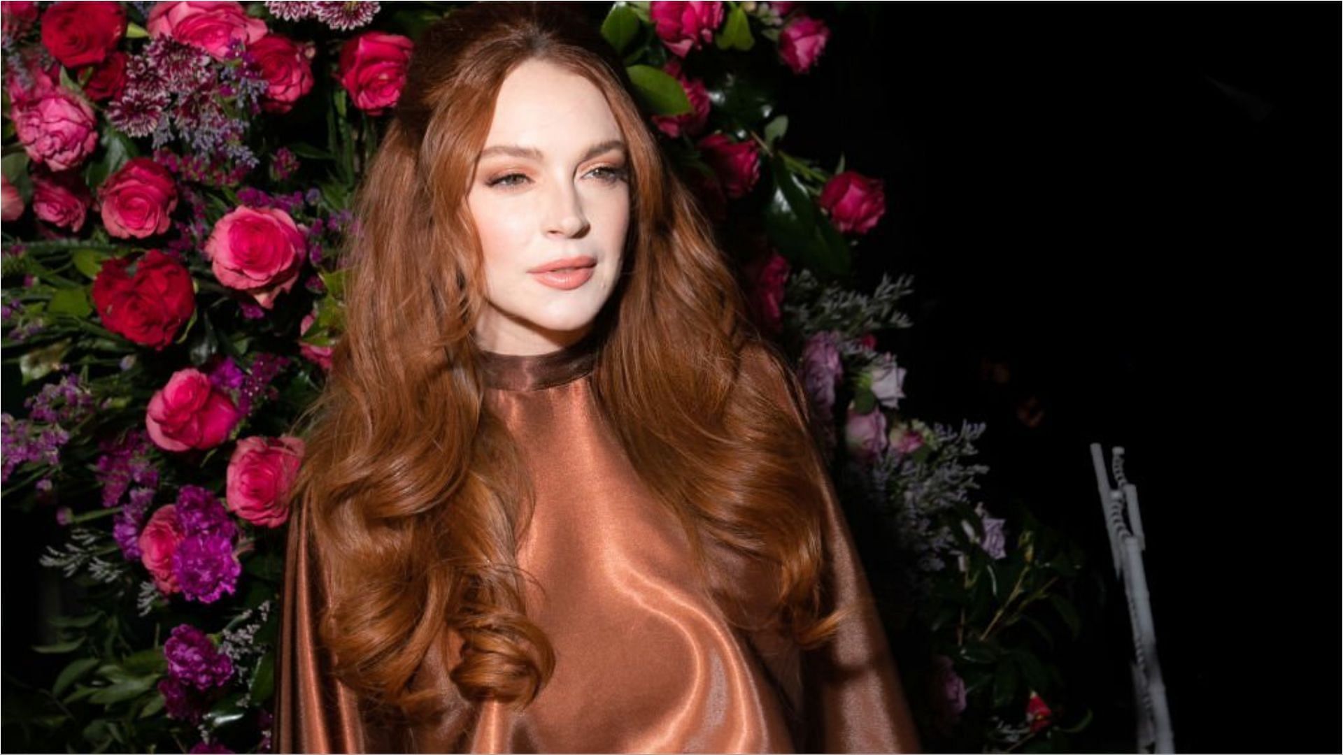 Lindsay Lohan disclosed about her pregnancy on Instagram (Image via Hippolyte Petit/Getty Images)