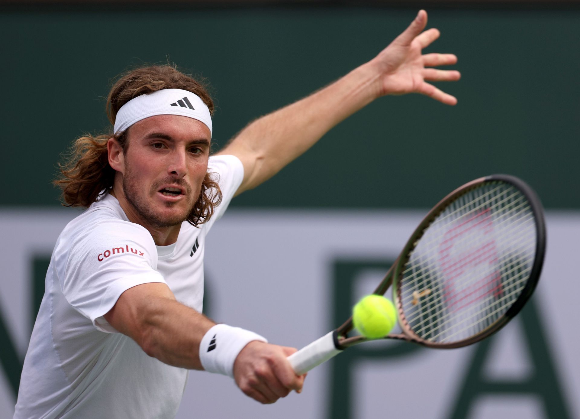 Stefanos Tsitsipas during the 2023 BNP Paribas Open