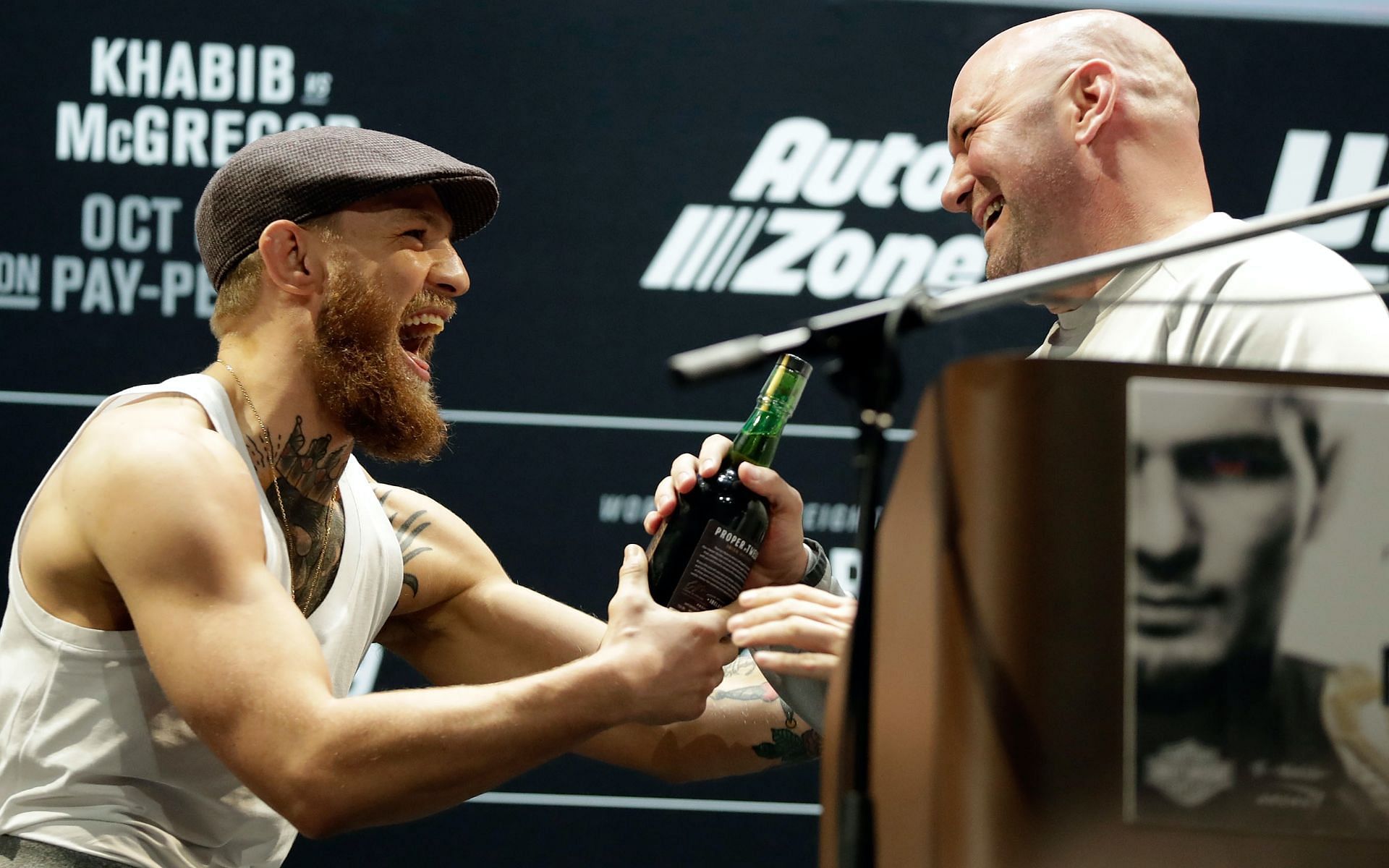 Conor McGregor and Dana White [Image credits: Getty Images]
