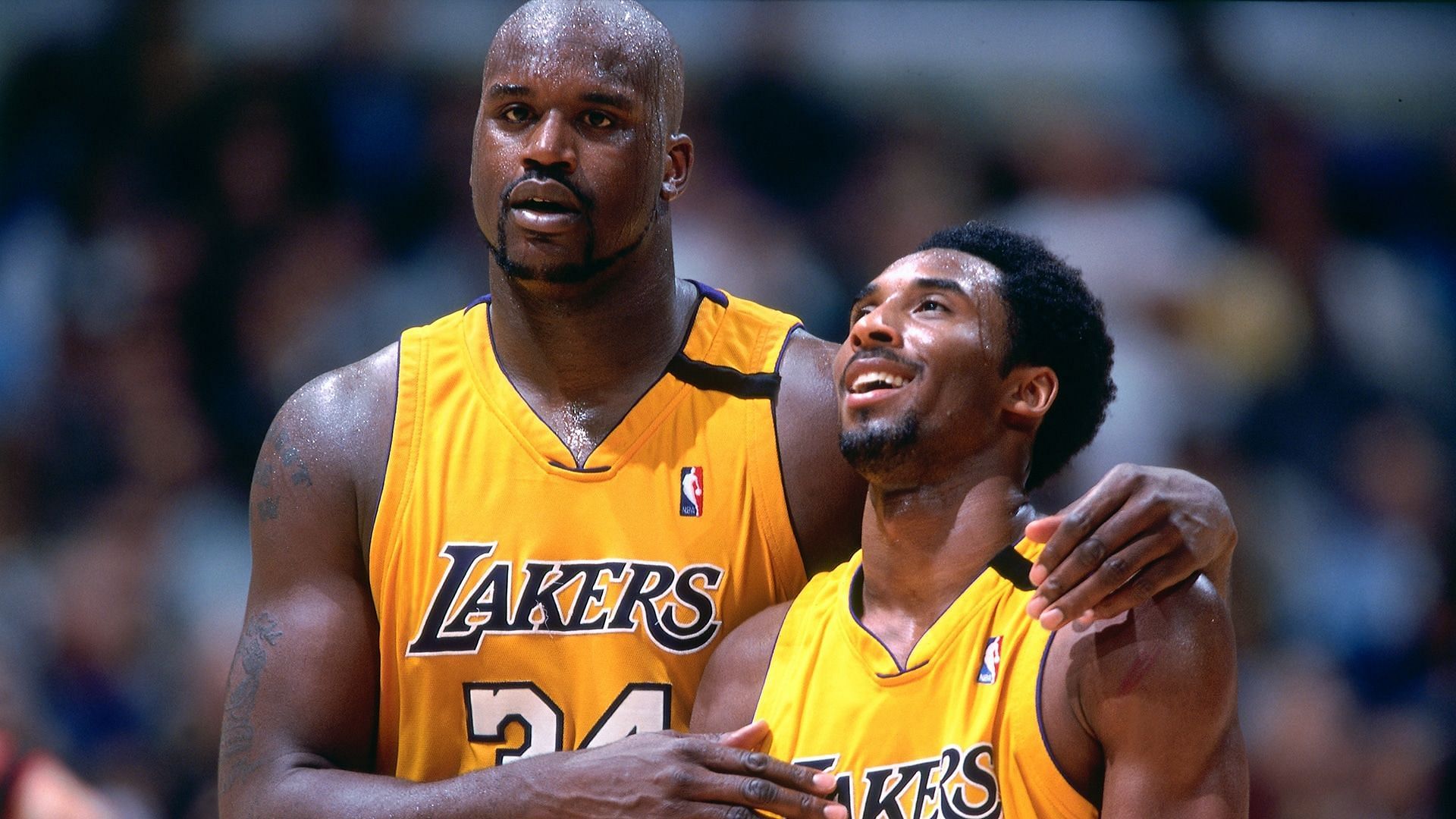 LA Lakers legends Shaquille O&rsquo;Neal and Kobe Bryant