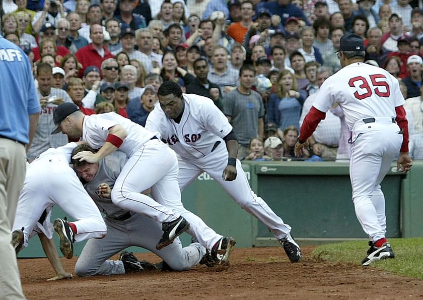 Yankees and Red Sox brawl at Fenway after New York player gets hit