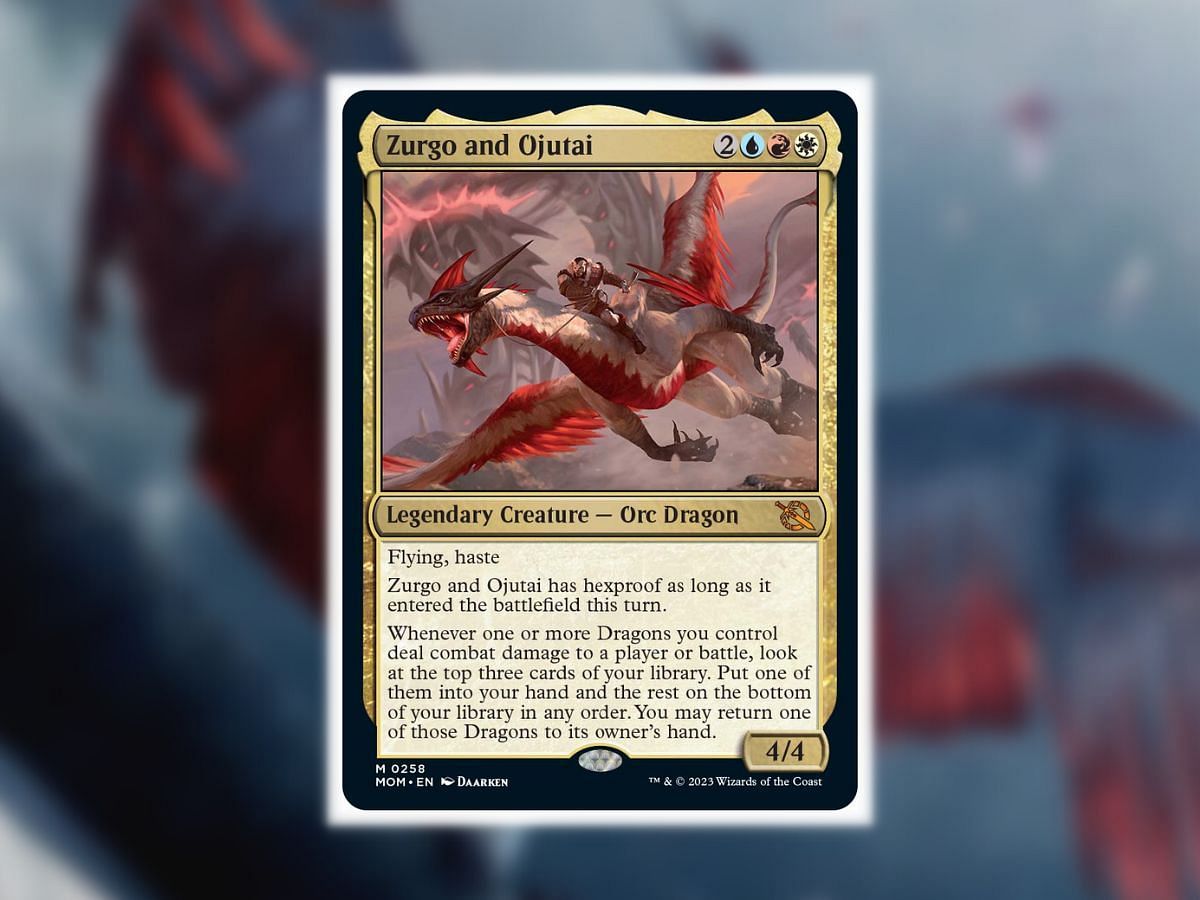 Zurgo and Ojutai in Magic: The Gathering (Image via Wizards of the Coast)