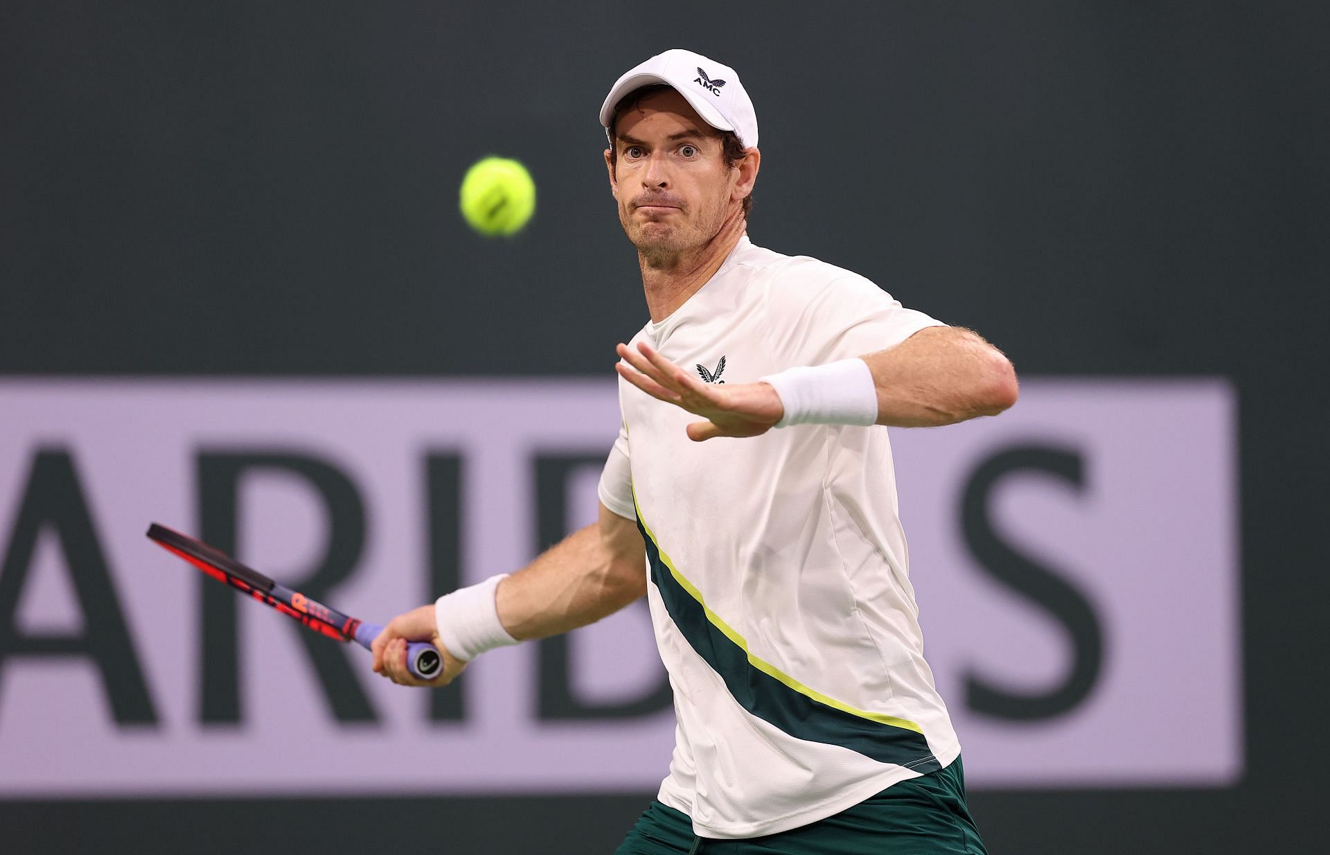 Andy Murray competes during Indian Wells 2023.