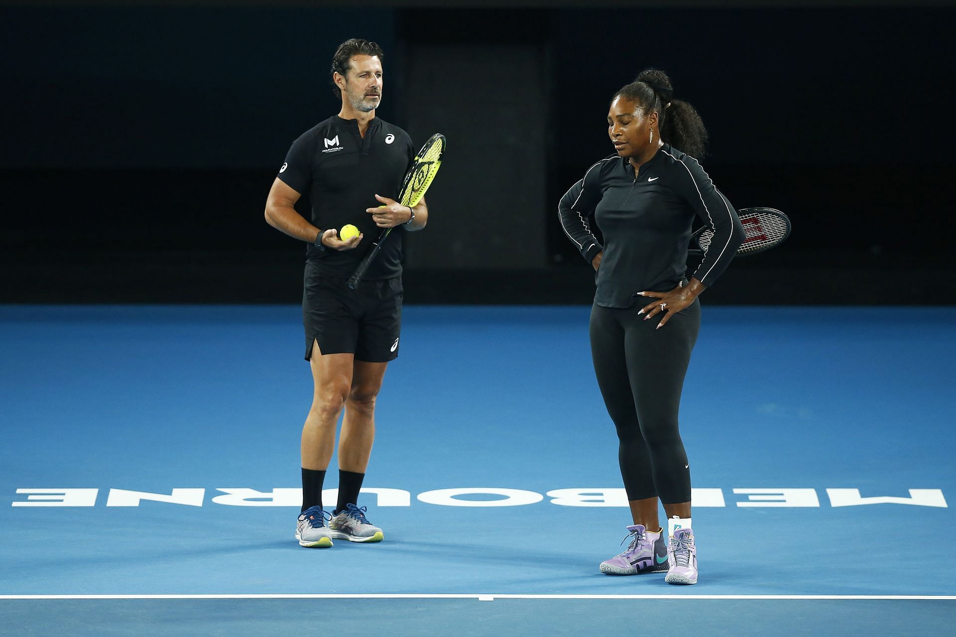 Serena Williams and Patrick Mouratoglou