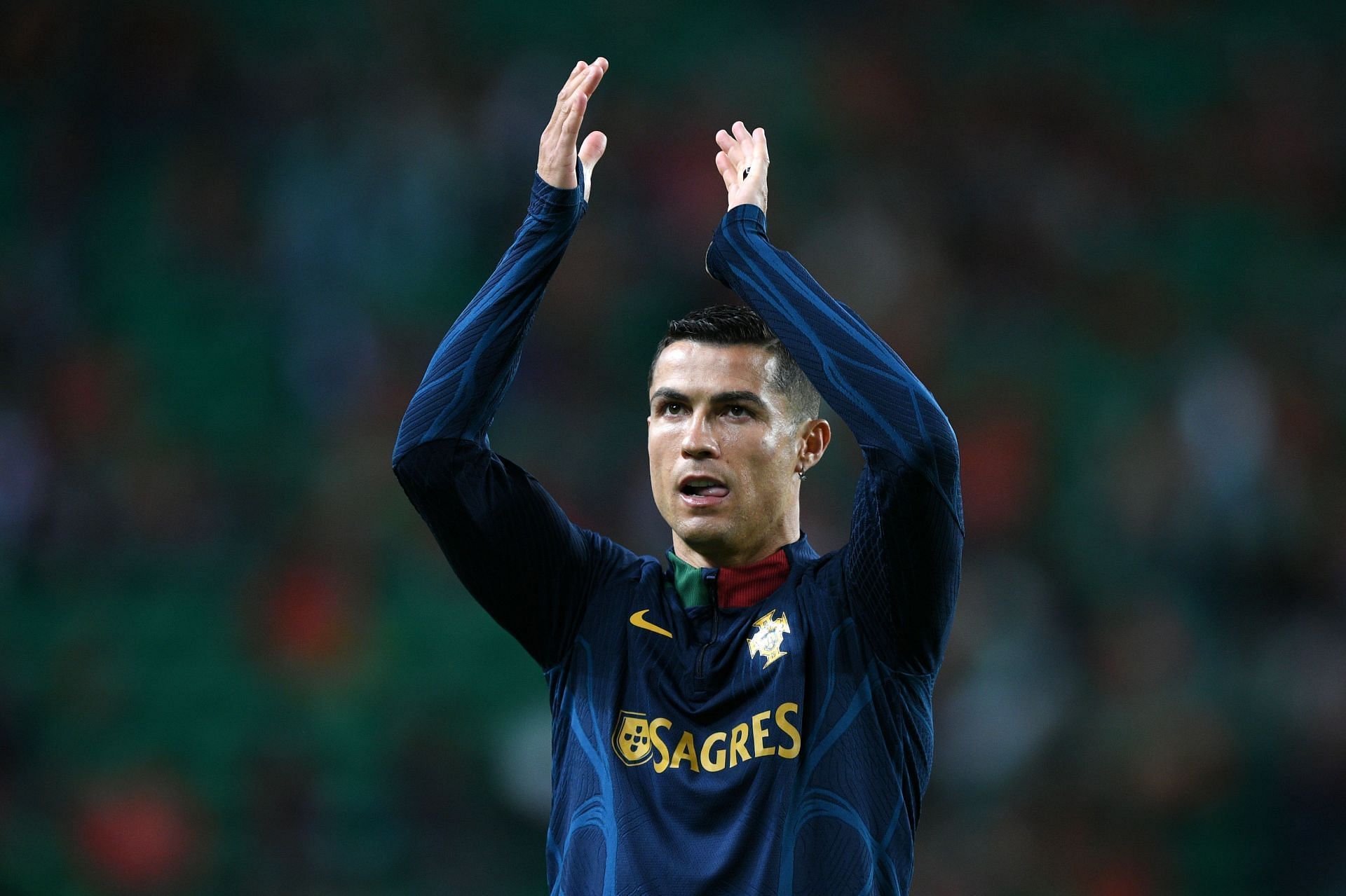 Cristiano Ronaldo during the Portugal v Liechtenstein: Group J - UEFA EURO 2024 Qualifying Round match
