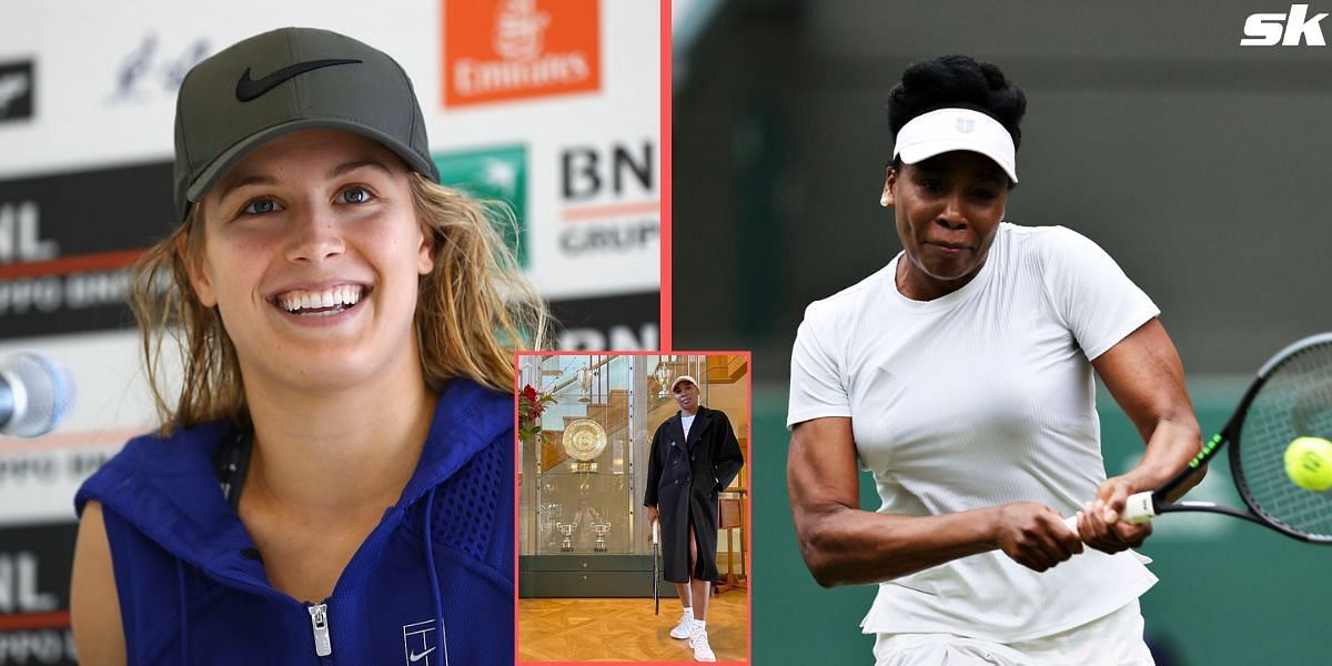 Eugenie Bouchard shared her thoughts upon seeing Venus Williams visit Wimbledon recently.