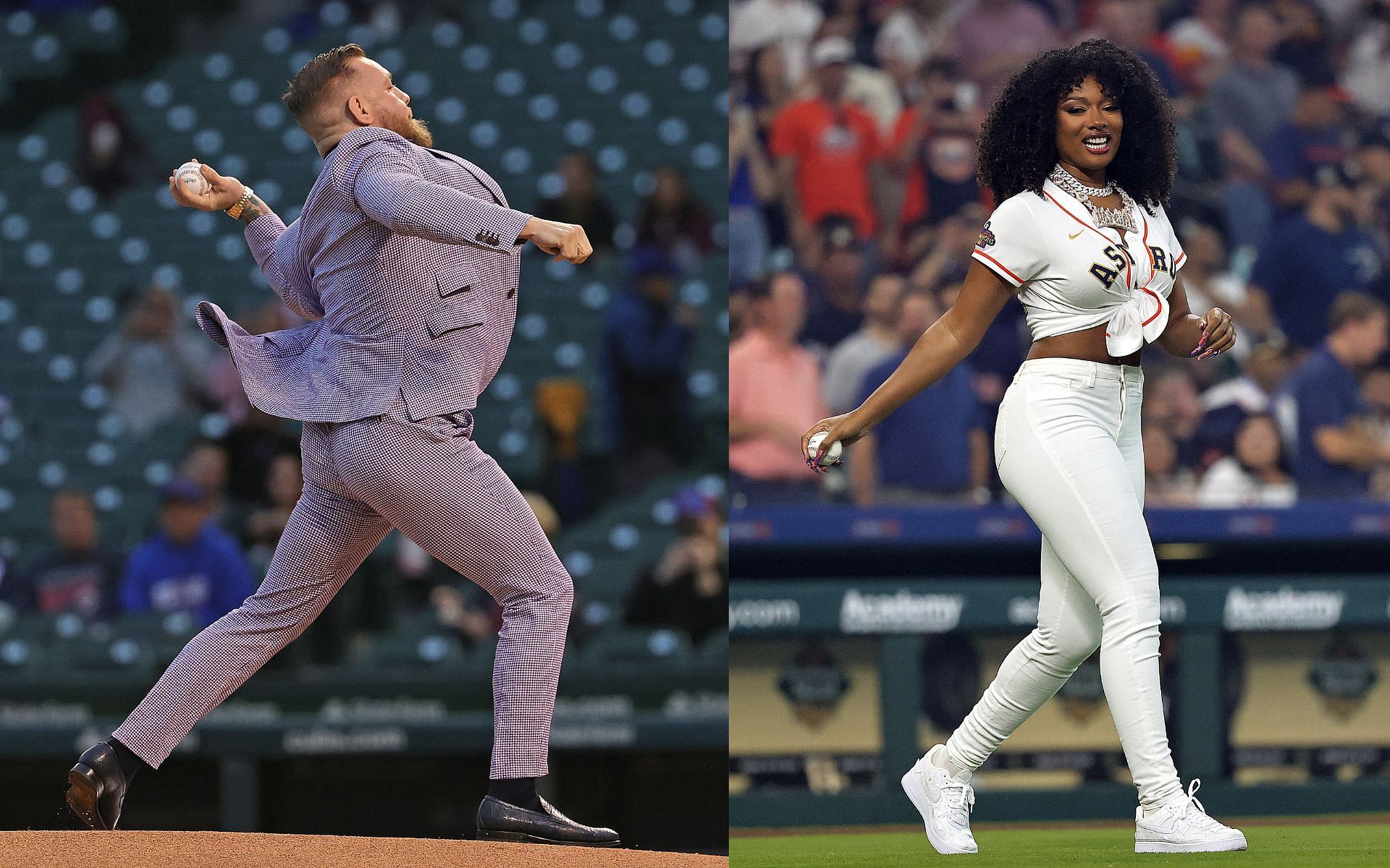 Megan Thee Stallion Throws Out First Pitch At The Houston Astros