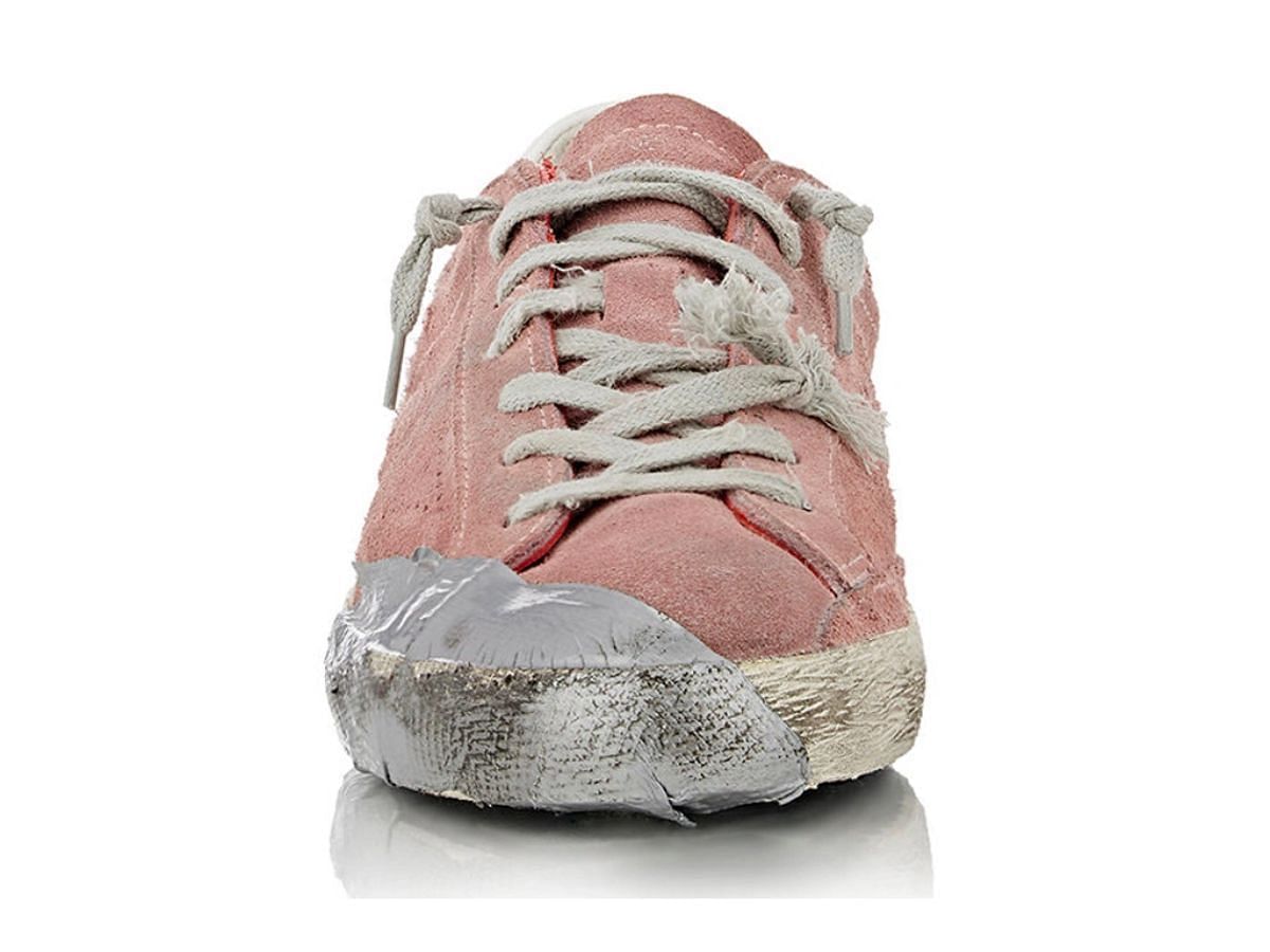 Golden Goose Distressed Superstar (Image via Footwear News)