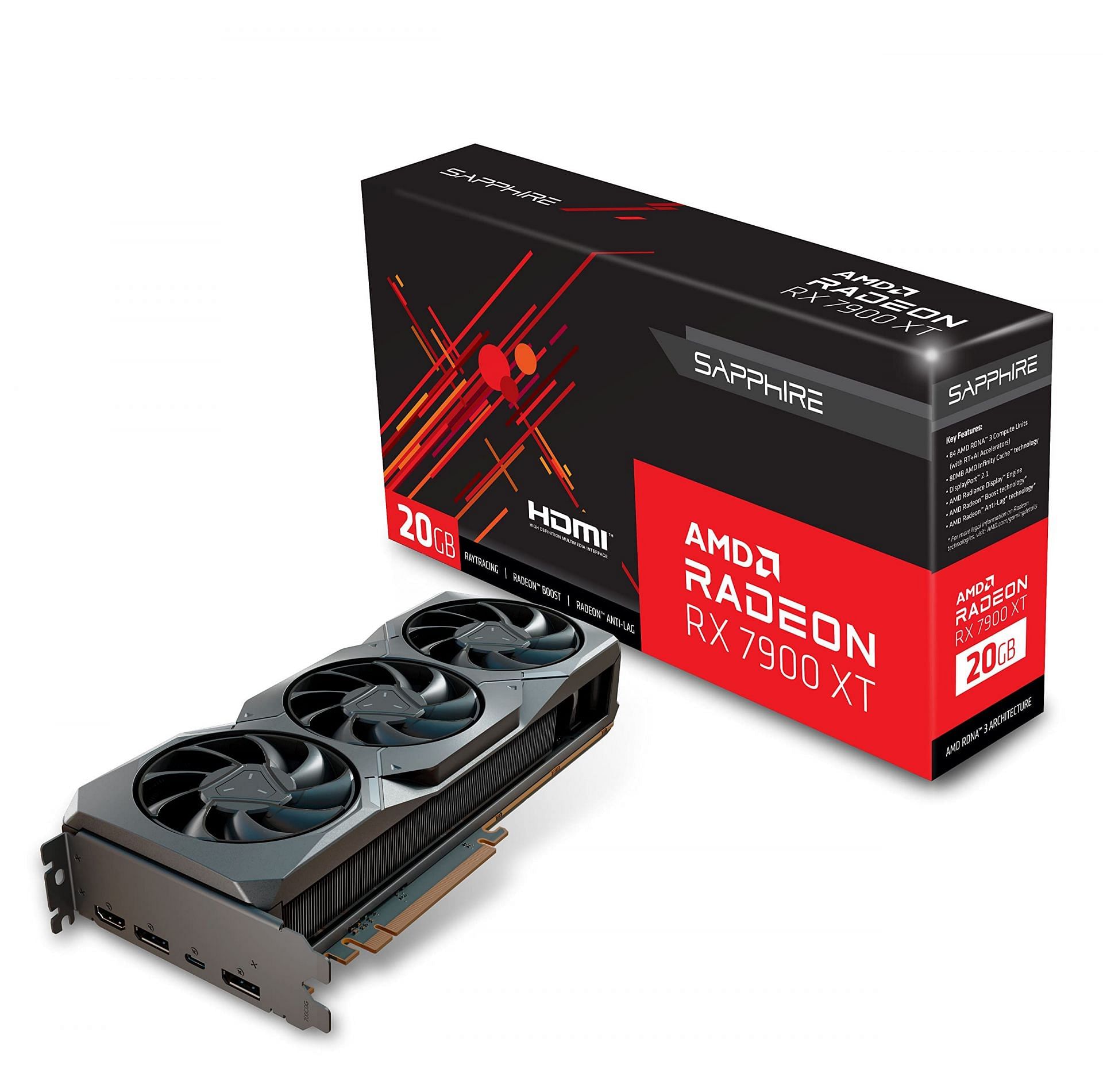 Radeon RX 7900 XT (Image via Amazon)
