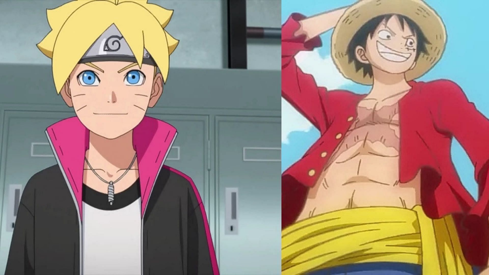 Boruto and One Piece fans clash yet again on social media over manga viewership (Image via Studio Pierrot/Toei Animation)