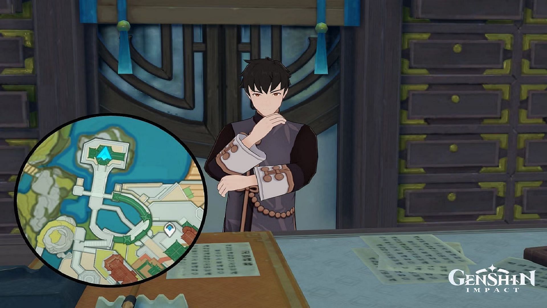 Herbalist Gui can be found in Liyue Harbor (Image via HoYoverse)