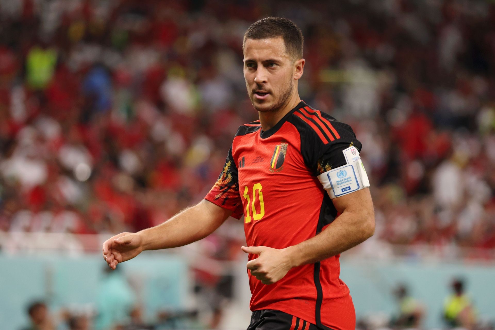 Eden Hazard is a peripheral figure at the Santiago Bernabeu.