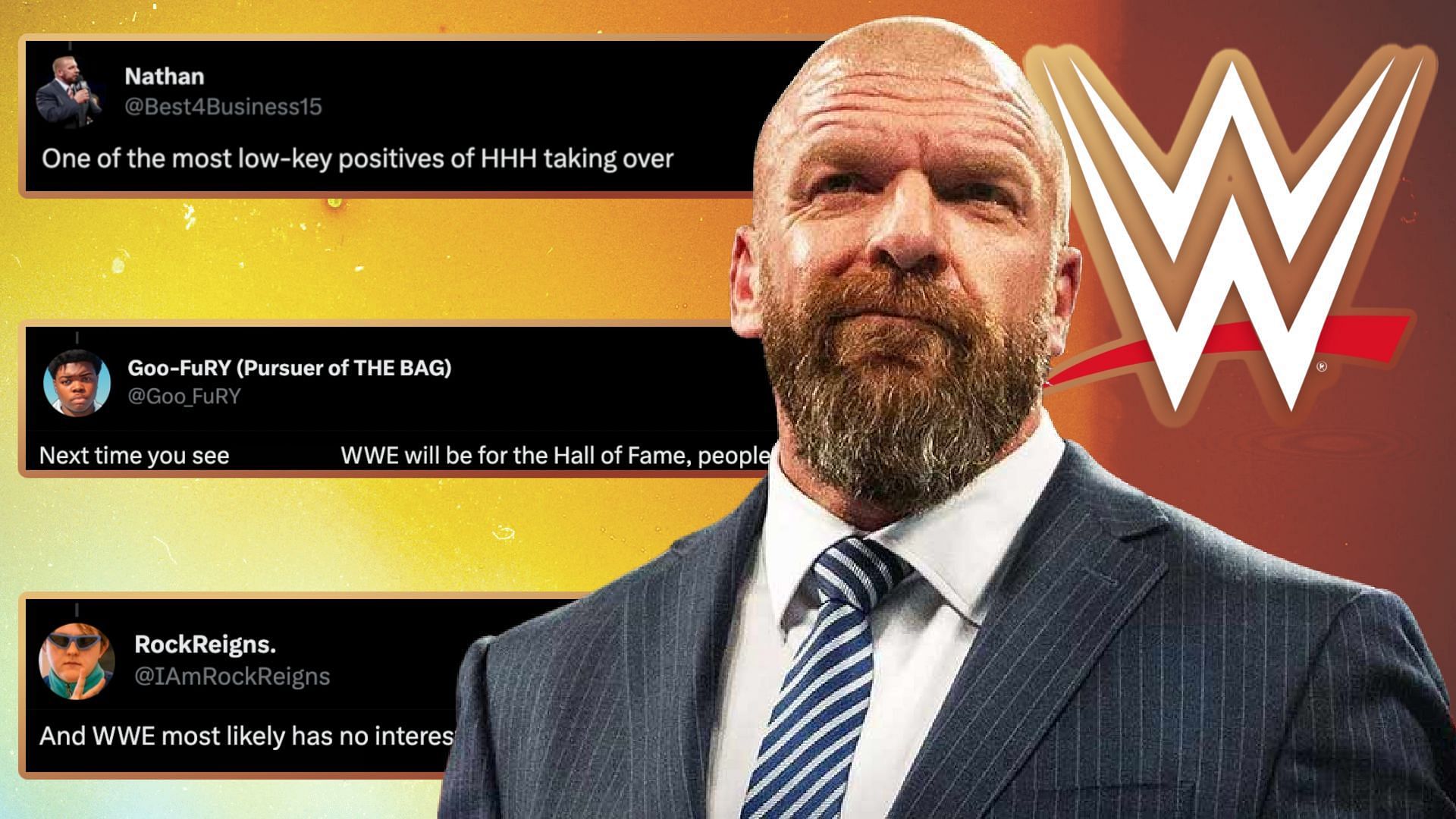 "One of the most lowkey positives of HHH (Triple H) taking over