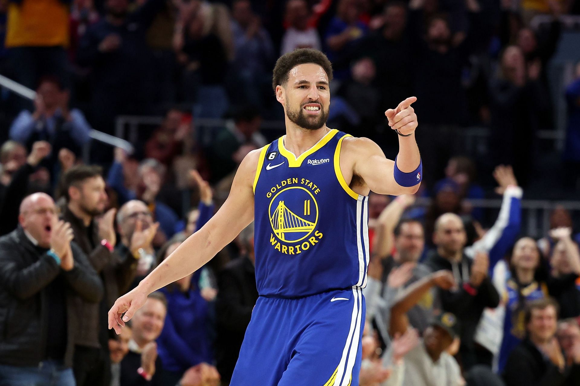 Golden State Warriors veteran shooting guard Klay Thompson