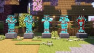 Five new armor trims (Image via Mojang)
