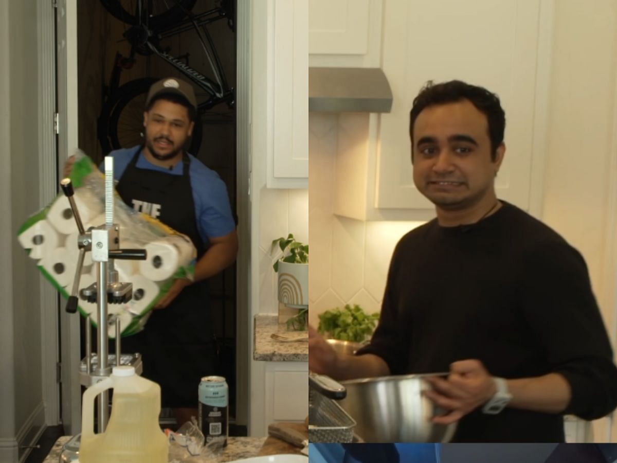 Twitch streamers make a mess in the kitchen (Image via Twitch)