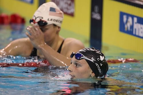 On October 28, 2022, in Toronto, Ontario, on the first day of the FINA Swimming World Cup, Summer McIntosh of Canada triumphed in the Women's 400m Freestyle Final before Katie Ledecky of the United States.