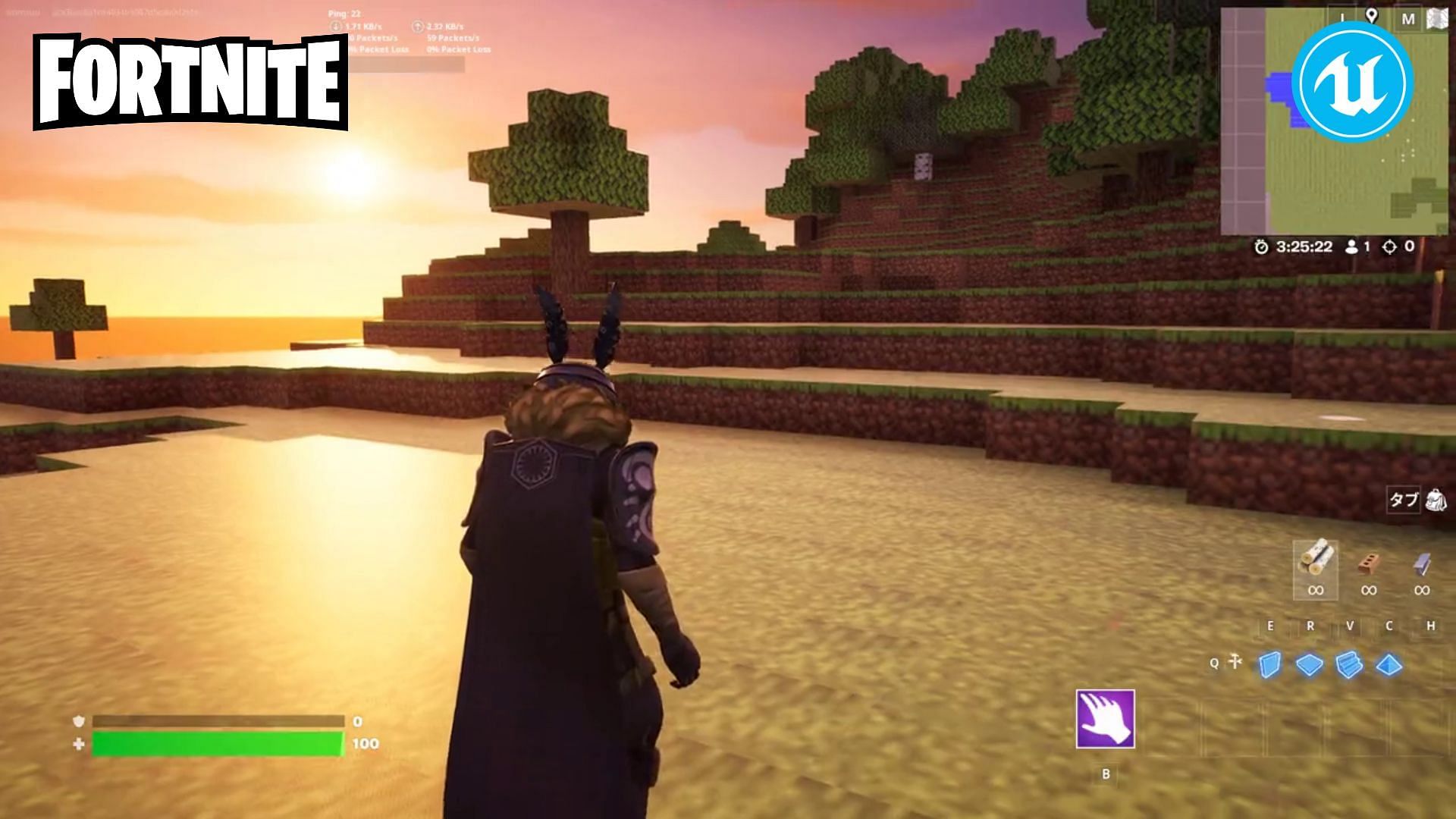 Minecraft in Fortnite Creative 2.0