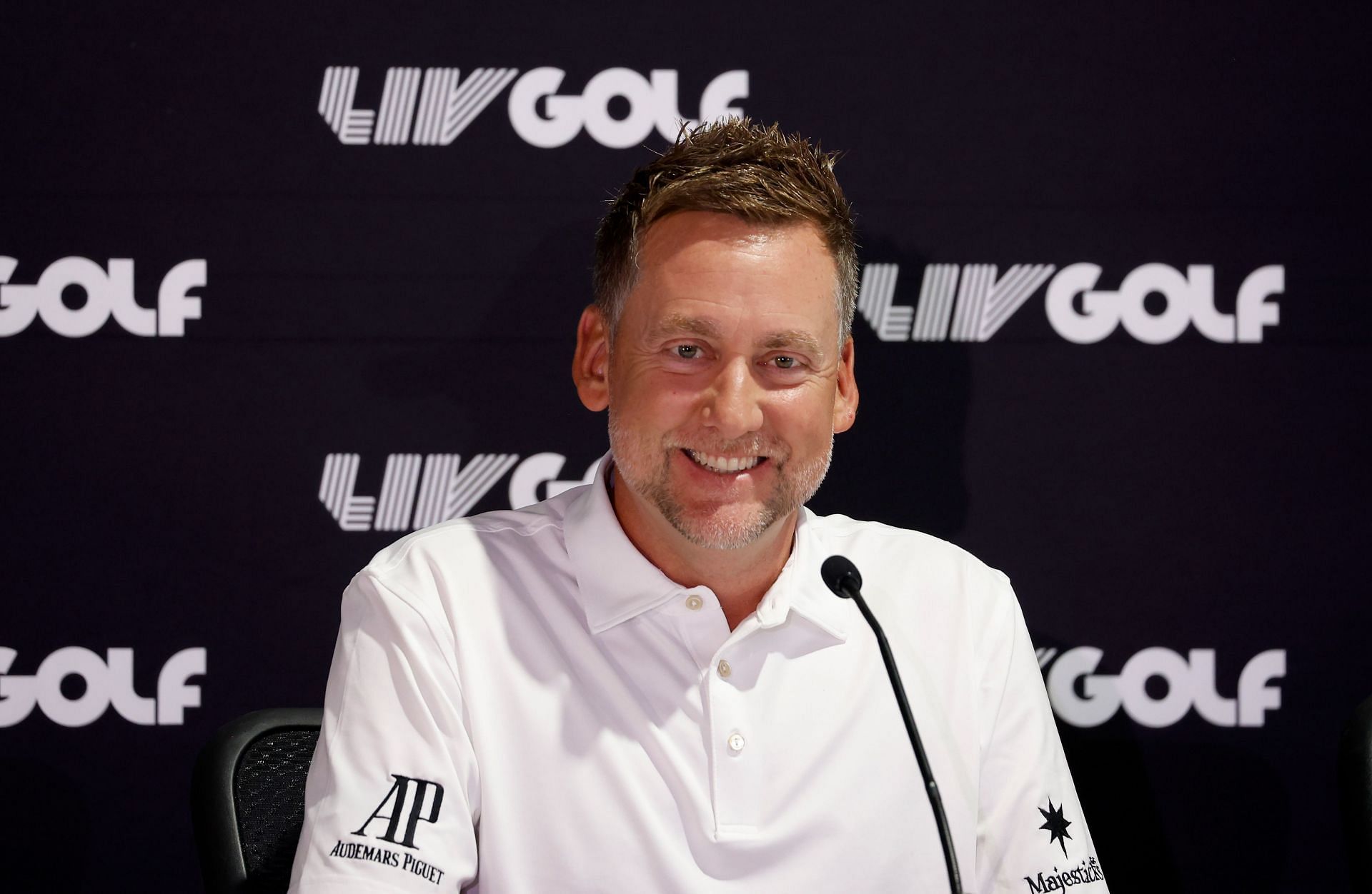 Ian Poulter at 2022 LIV Golf Invitational - Bedminster - Pro-Am (Image via Cliff Hawkins/Getty Images)