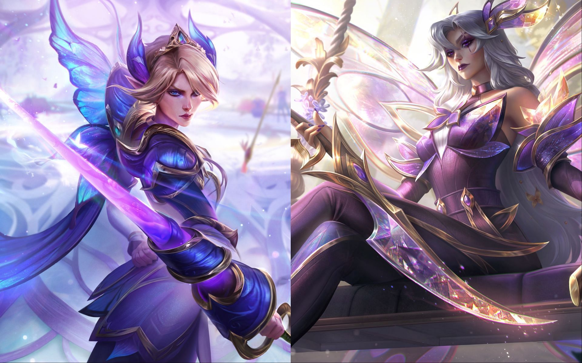 A look into the brand new Faerie Court skins in League of Legends (Image via Riot Games)