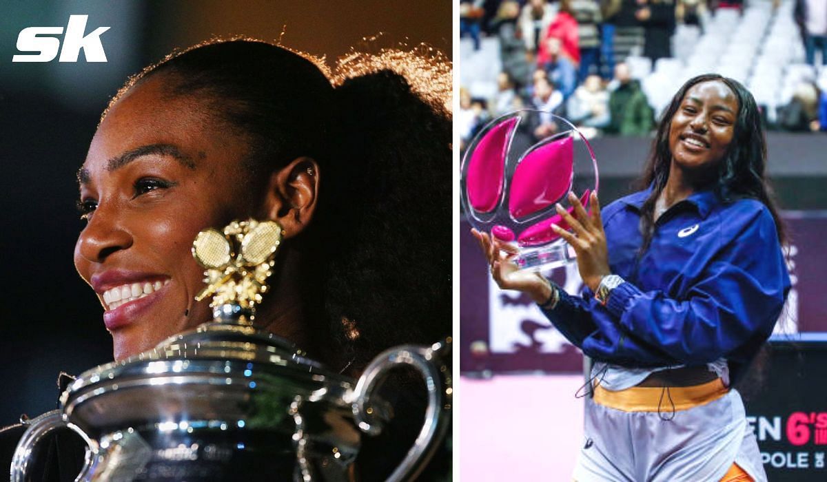 Serena Williams congratulated Alycia Parks on her first WTA title