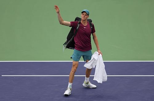 Jannik Sinner at the 2023 BNP Paribas Open