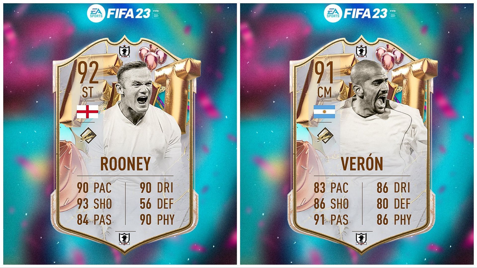 FUT Birthday Icons Rooney and Veron have been leaked (Images via Twitter/FUT Sheriff)