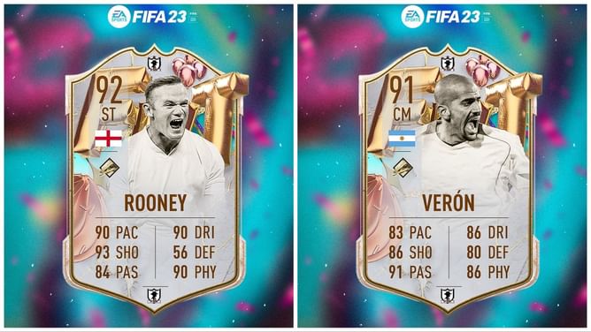 FIFA 23 leaks reveal Rooney and Veron as FUT Birthday Icons