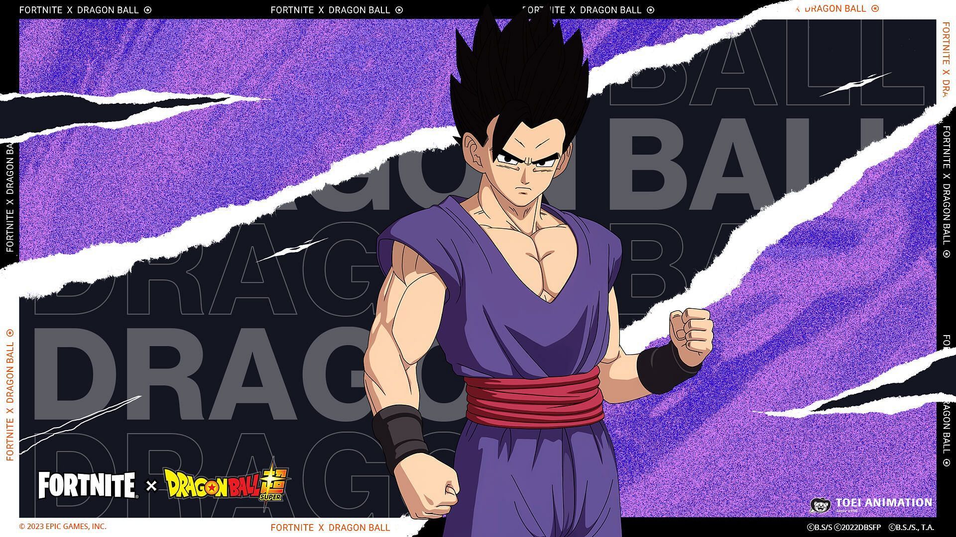 Son Gohan is another popular anime character (Image via Epic Games)