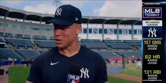 Yankees captain Aaron Judge talks about working on his all-round