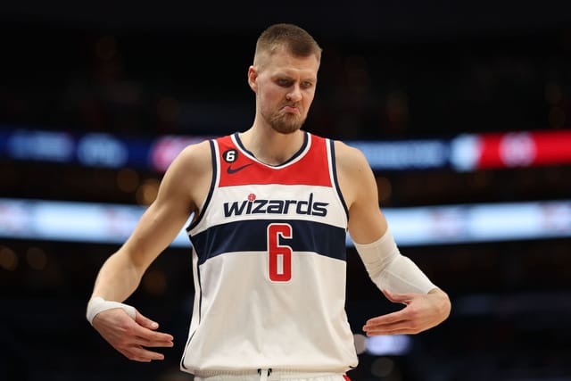 What are Kristaps Porzingis' contract details with Washington Wizards