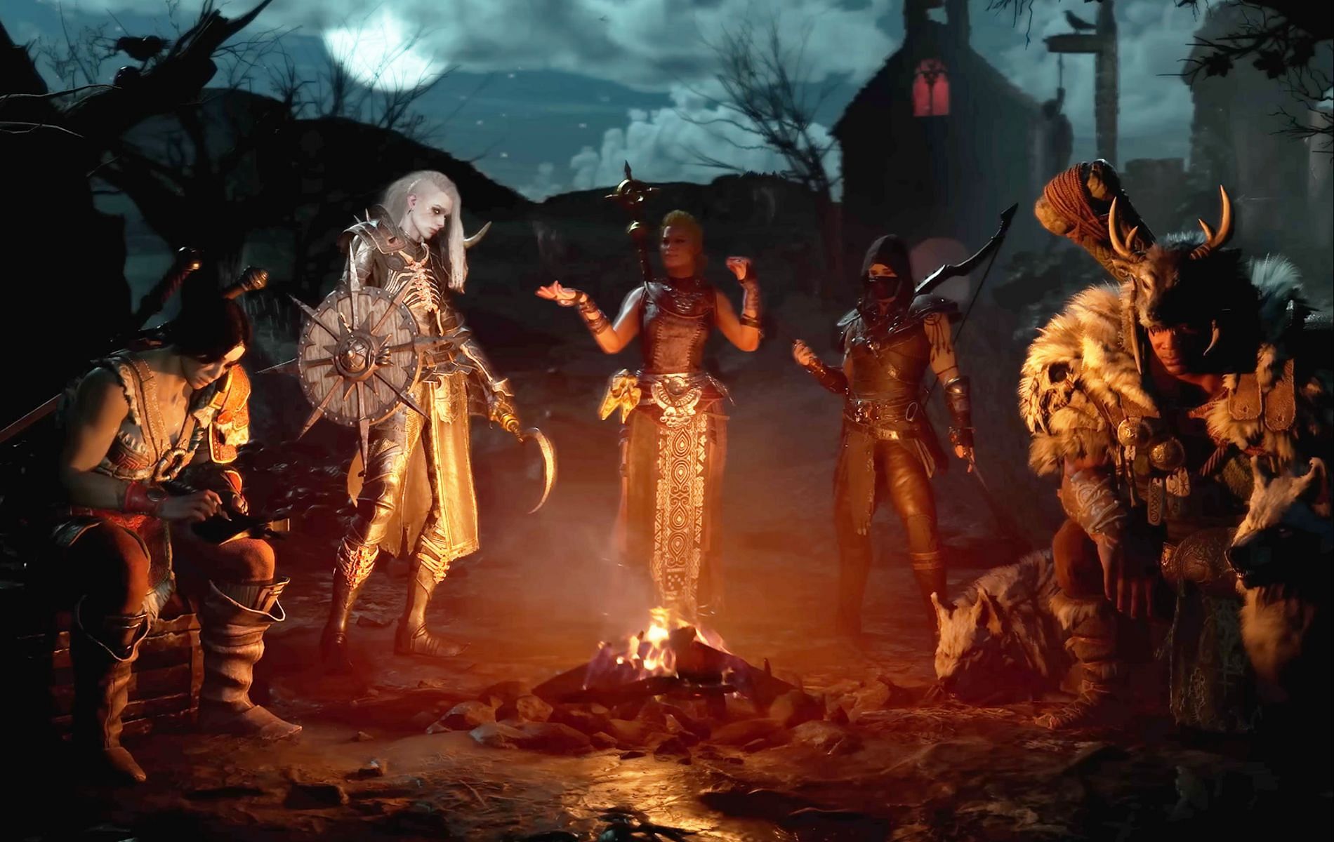Diablo 4&rsquo;s beta version consists of 5 playable character classes (Image via Blizzard Entertainment)