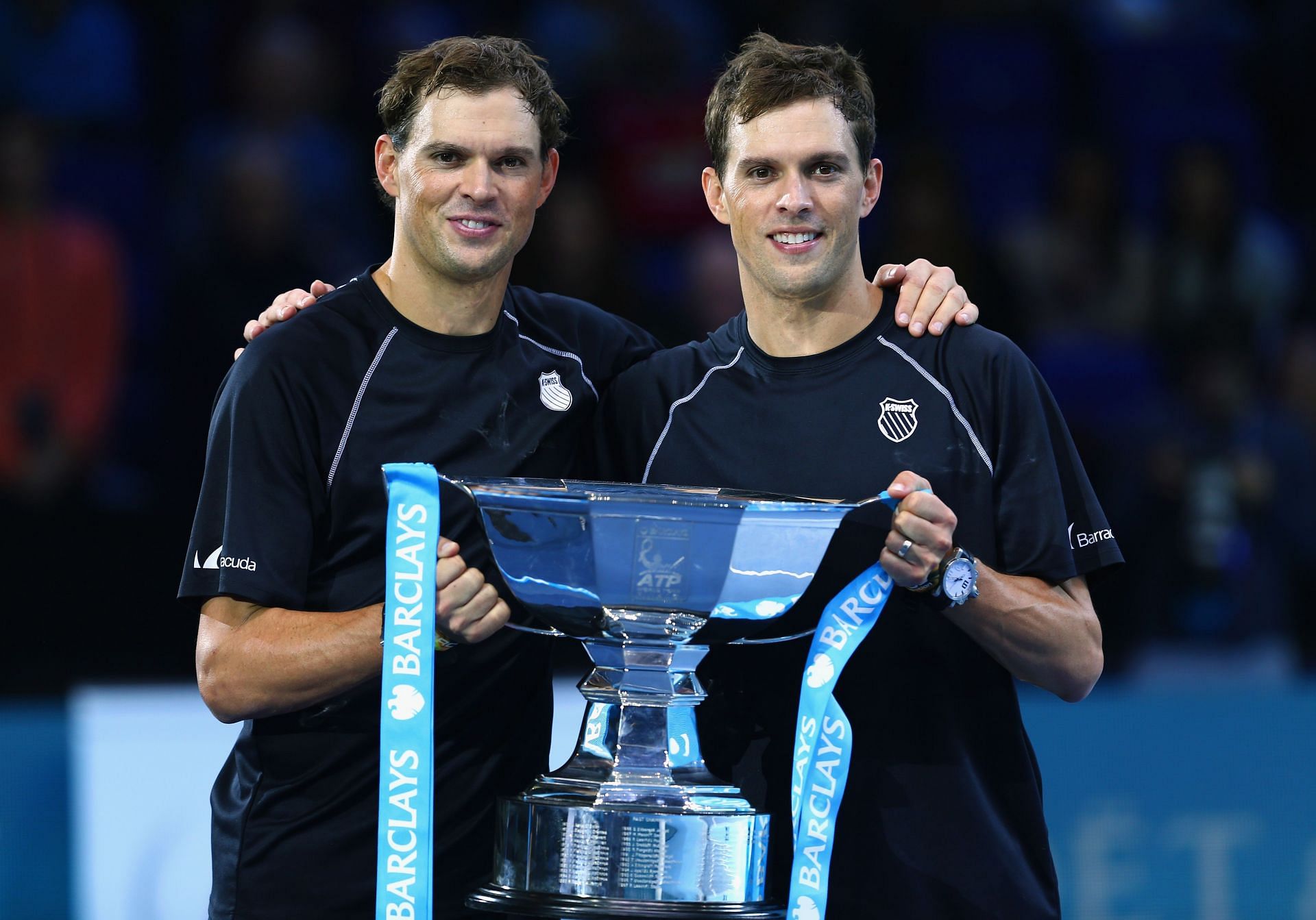 Bob and Mike Bryan at Barclays ATP World Tour Finals