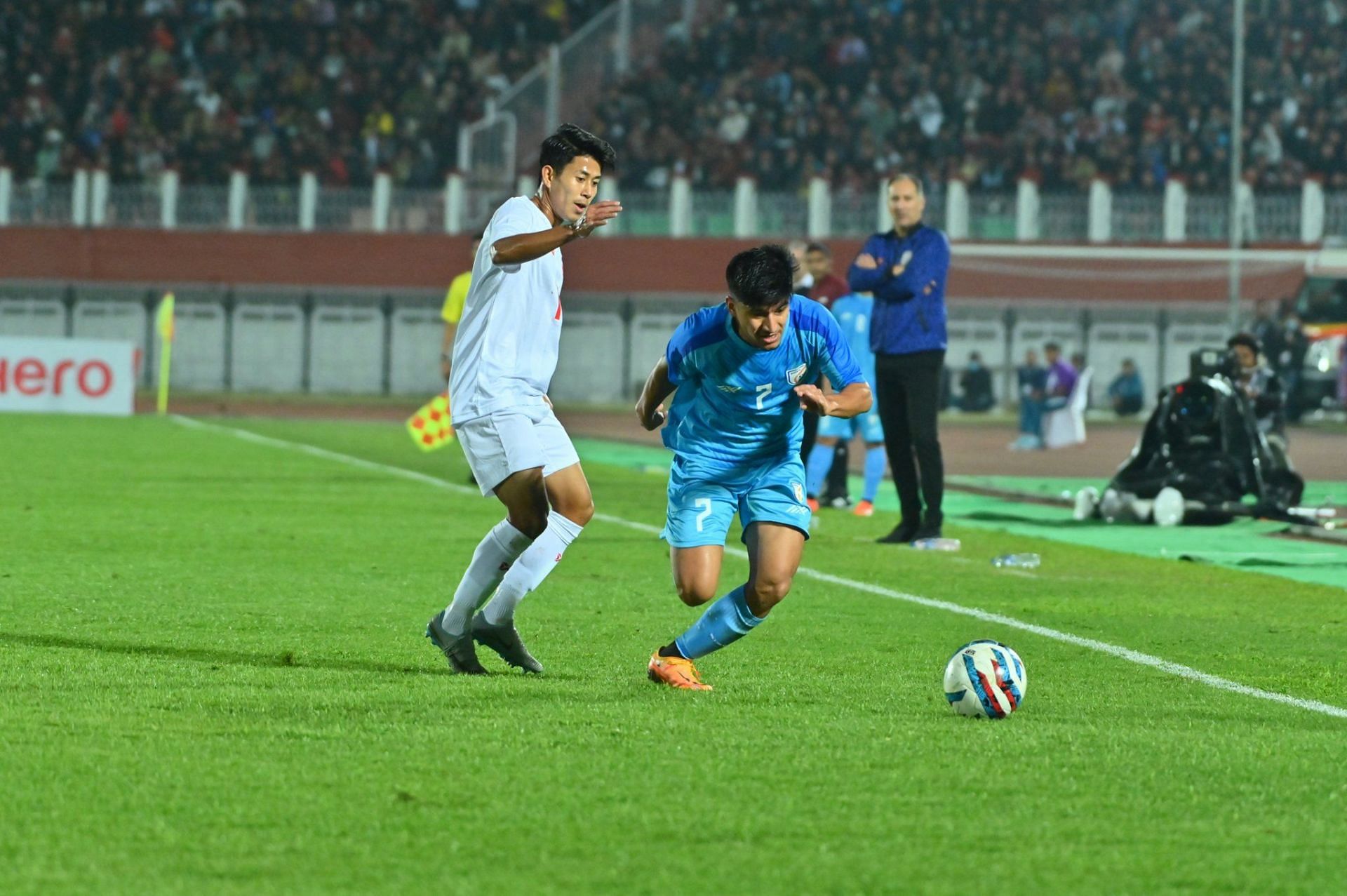 Anirudh Thapa scored the winning goal for India against Myanmar.