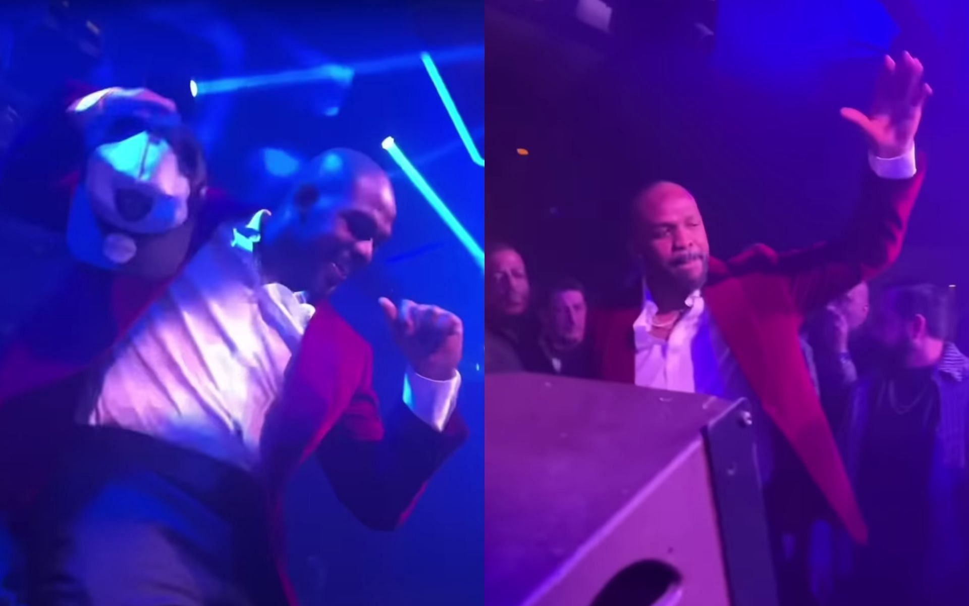 Jon Jones at his UFC 285 after party [Images courtesy of Fight 360 on YouTube]