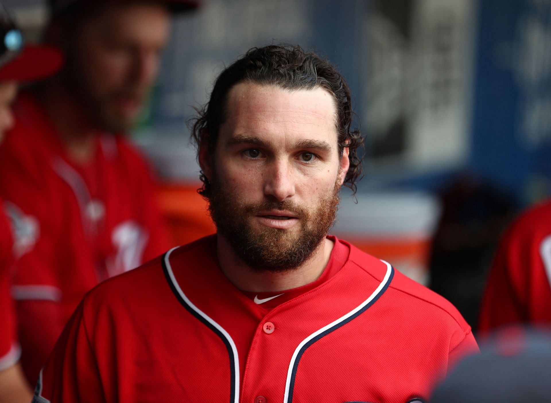 Daniel Murphy after hitting a two run single