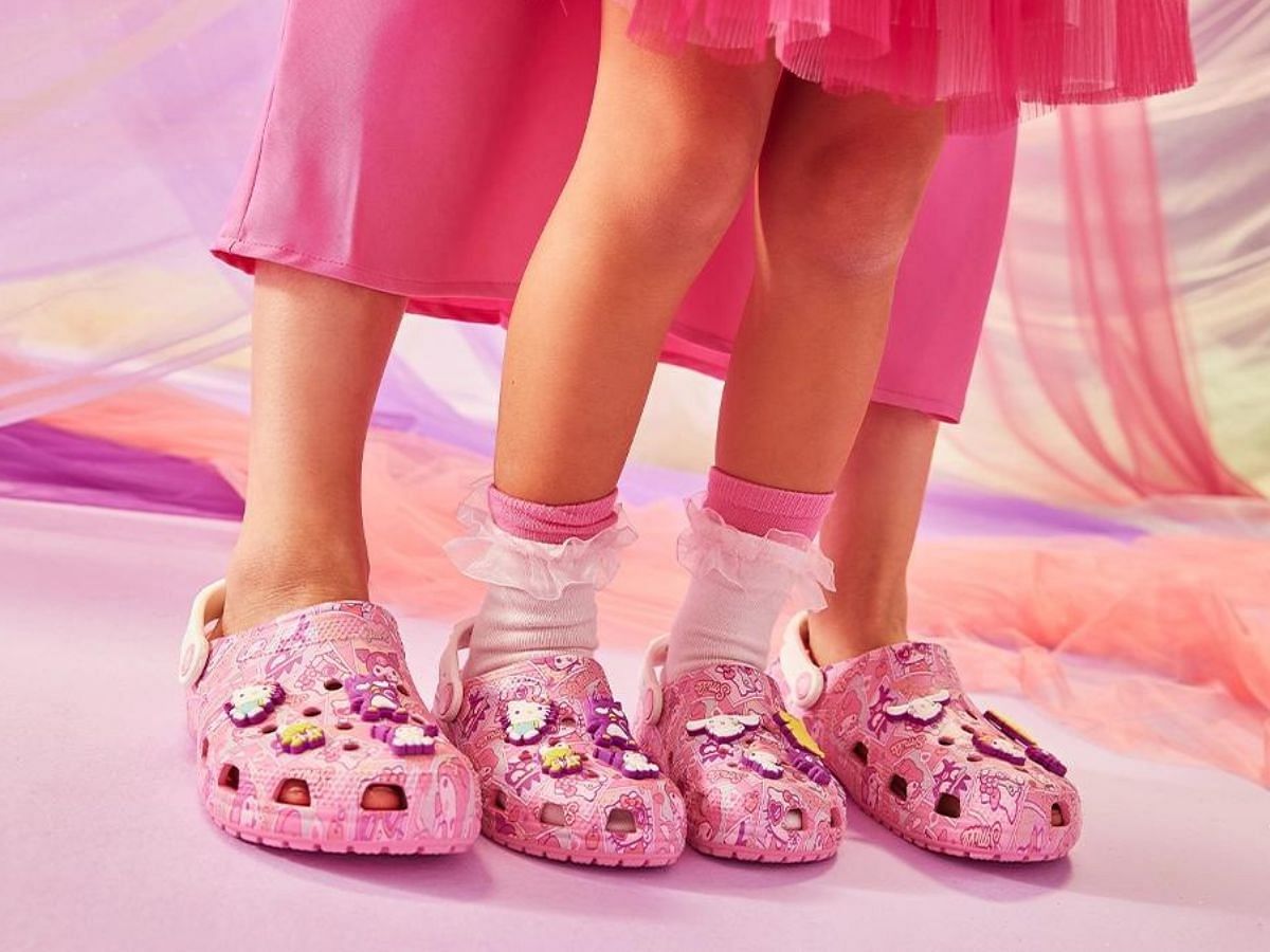 Hello Kitty x Crocs Classic Clogs (Image via Crocs)