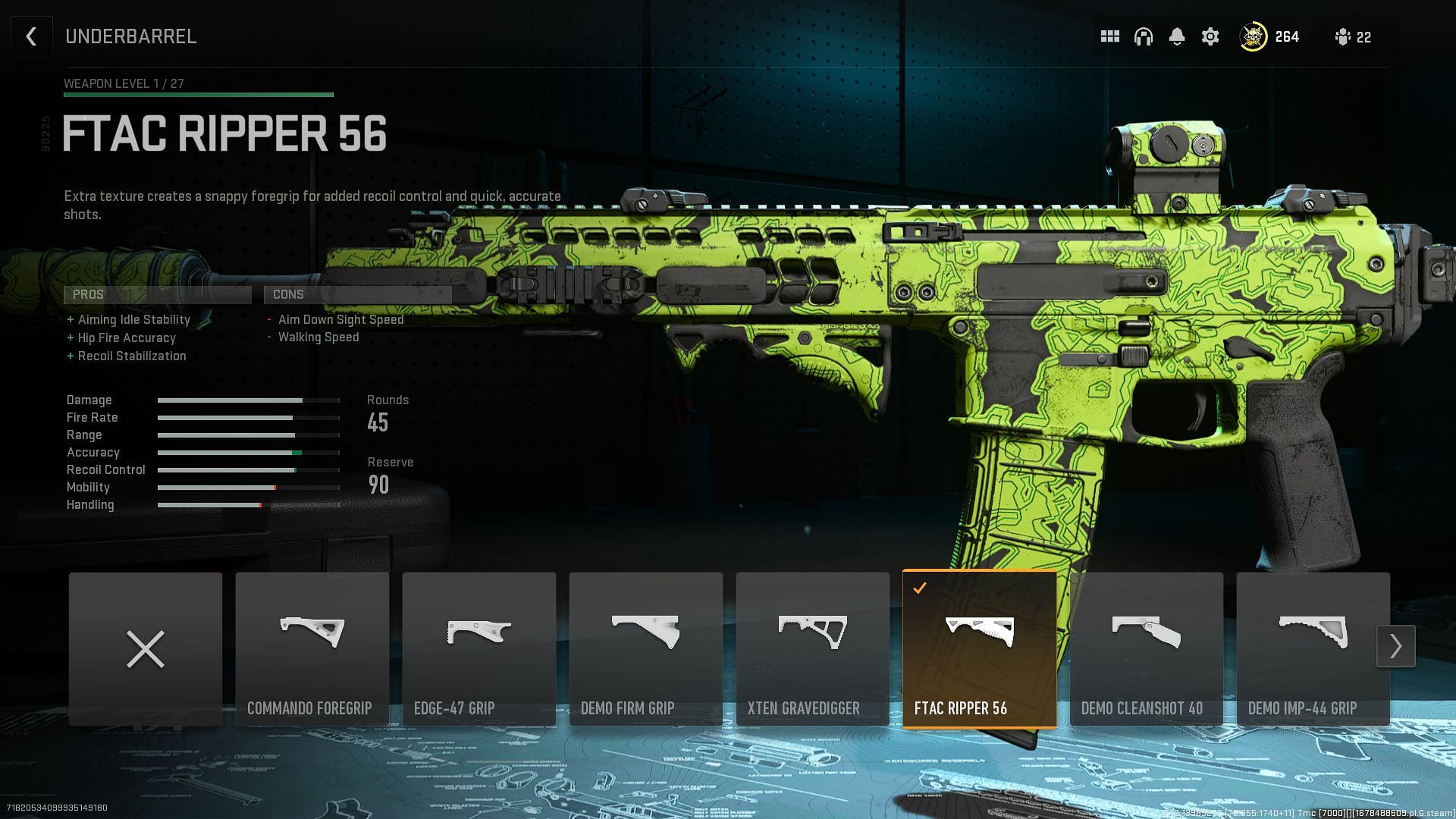 FTAC Ripper 56 in Warzone 2 (Image via Activision)