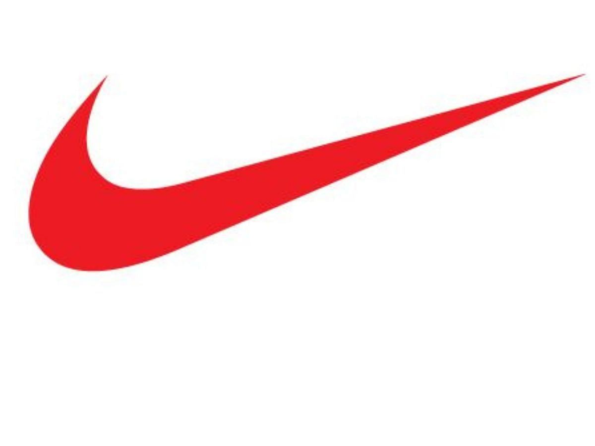 The initial Nike red Logo (Image via Sportskeeda)
