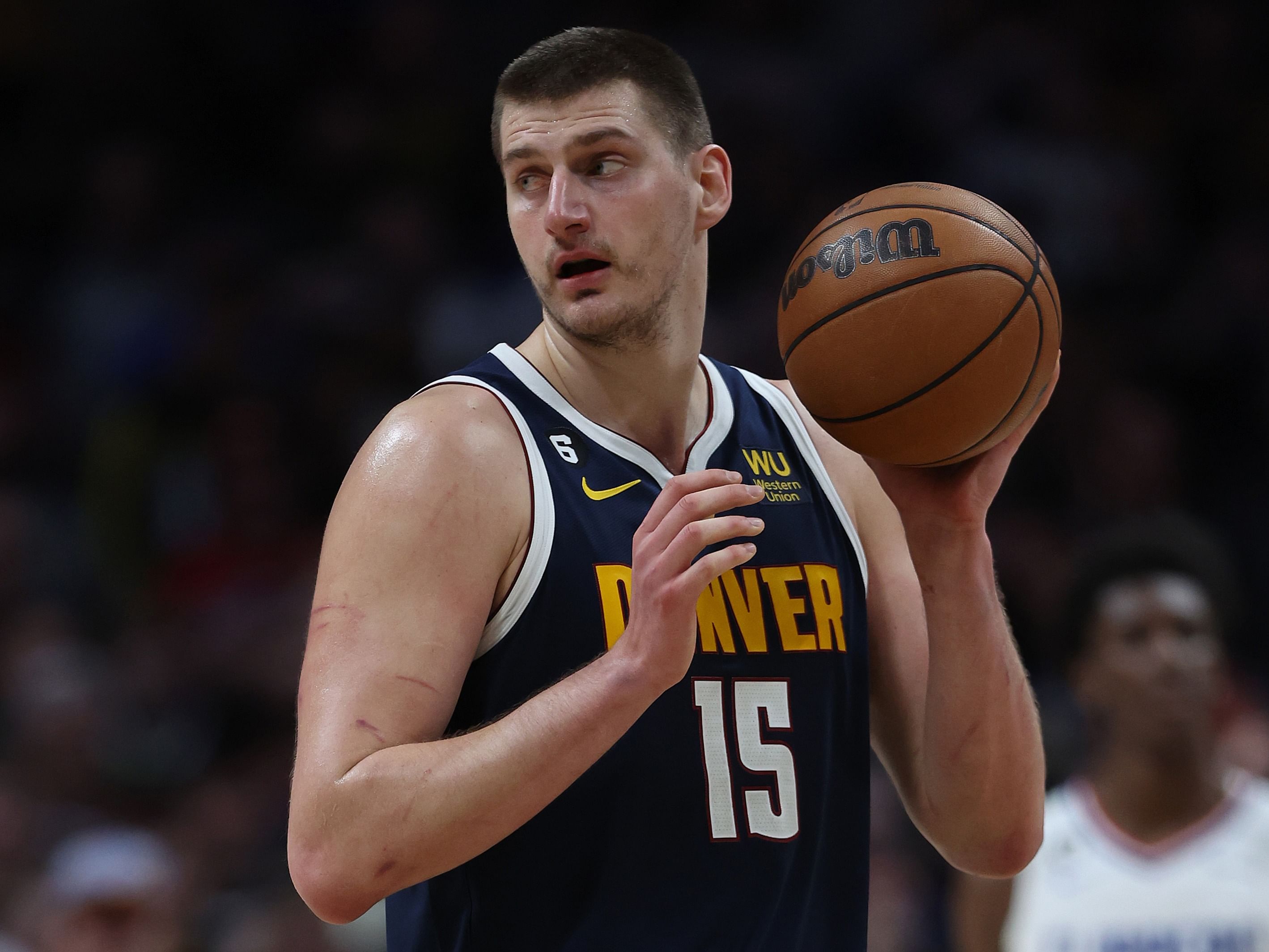 Nikola Jokic of the Denver Nuggets.