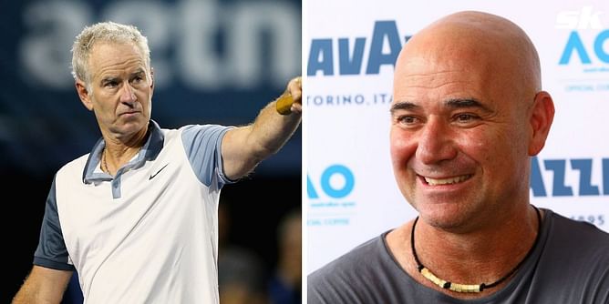 "Mr. Andre Agassi, you can't run me around" - John McEnroe, Michael Chang and Agassi exchange trash talk ahead of their Pickleball Slam clash