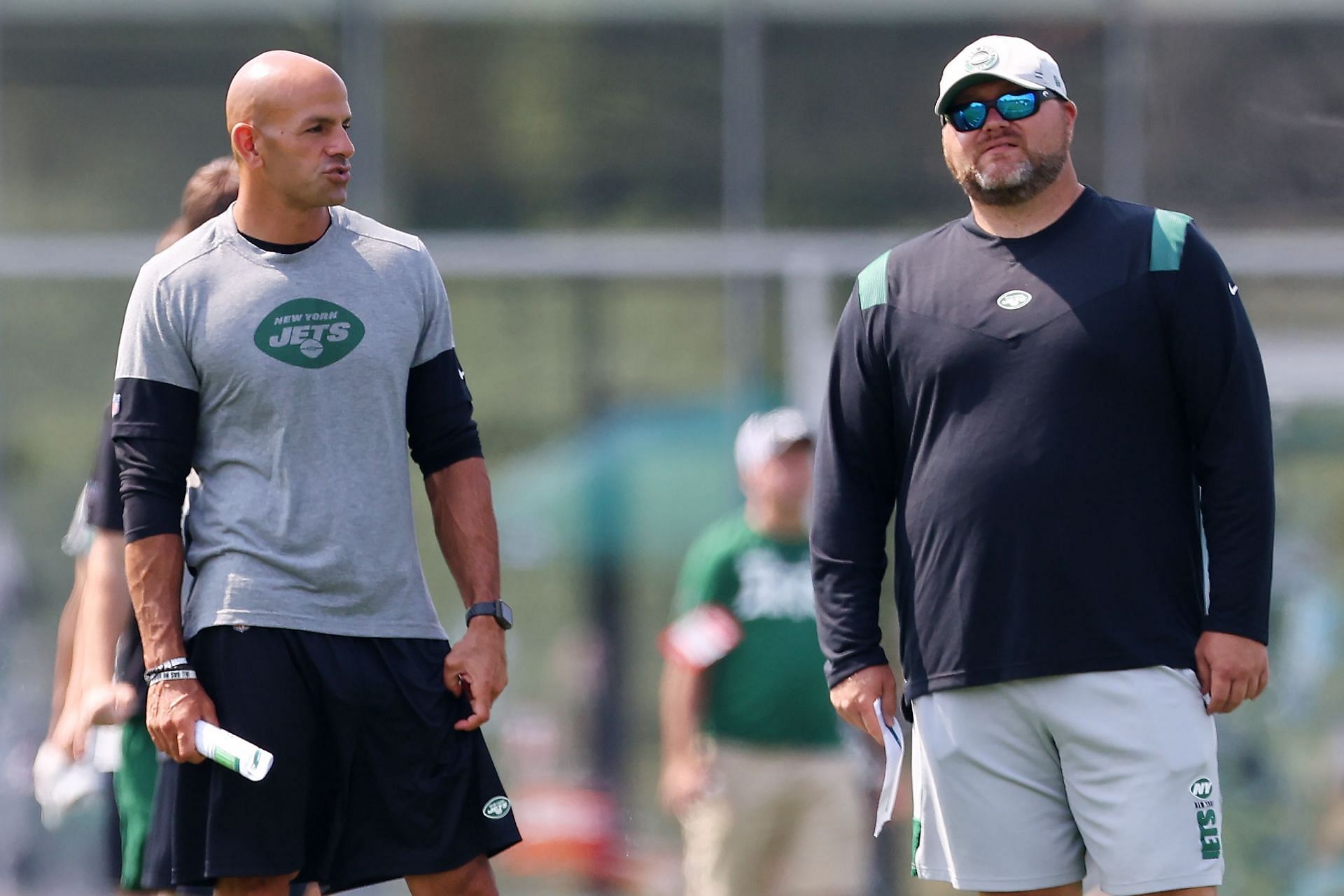 Robert Saleh and Joe Douglas