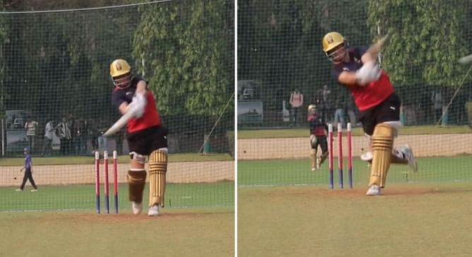 Video : RCB की बल्लेबाज ने प्रैक्टिस में जमकर लगाए छक्के, मुंबई इंडियंस के गेंदबाजों की हो सकती है धुनाई
